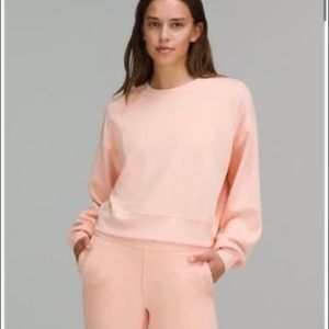 Lululemon perfectly oversized cropped crew
